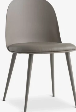 ULDALSilla de comedor ULDAL polipiel marrón