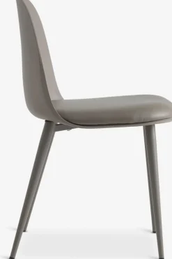 ULDALSilla de comedor ULDAL polipiel marrón