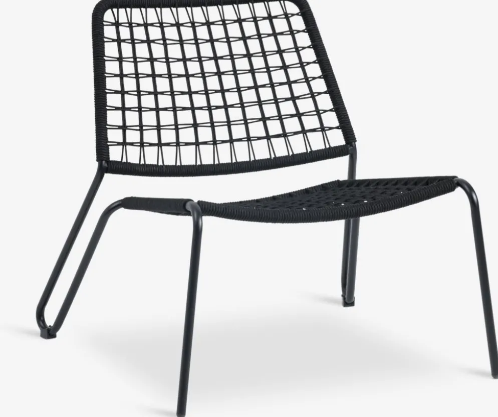 ULLAREDSillón de exterior ULLARED negro