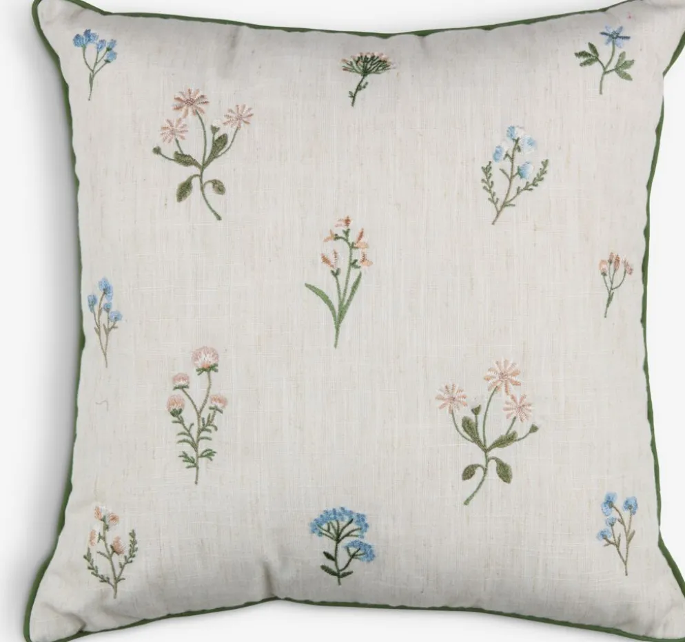 VALERIANACojín VALERIANA 45x45 beis/verde