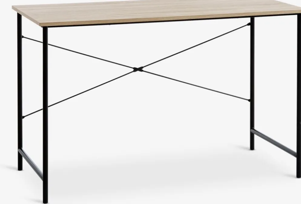 VANDBORGEscritorio VANDBORG 60x120 roble claro/negro