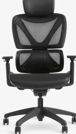 VARPELEVSilla de oficina VARPELEV malla negro/negro