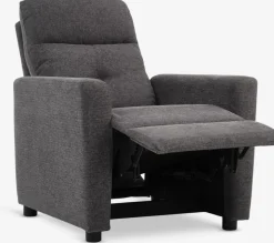 VEJLBYSillón reclinable VEJLBY tela gris oscuro