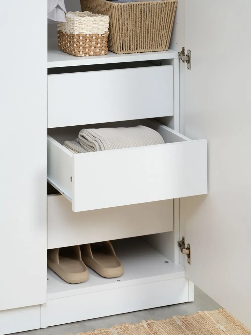 VIBYInterior de armario para VIBY blanco 3 cajones