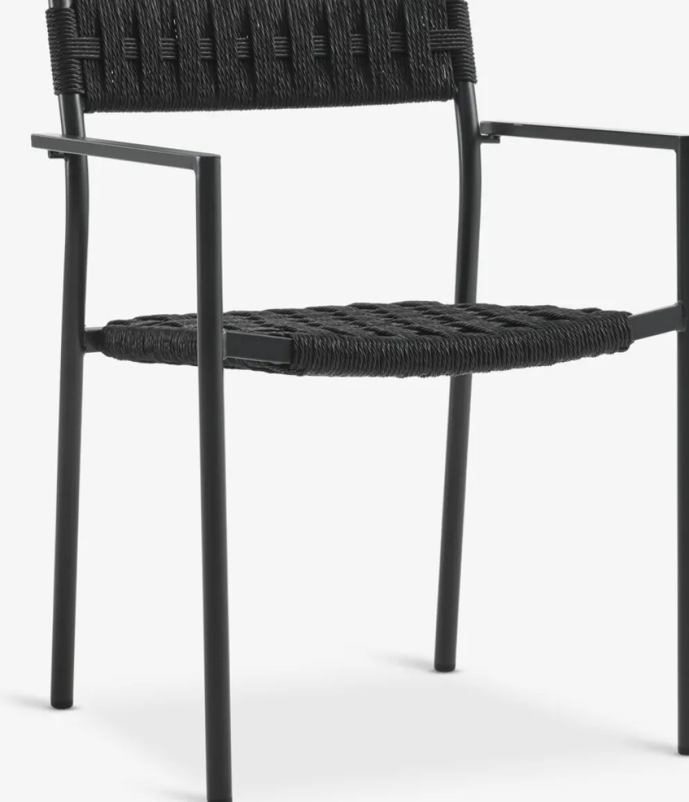 VIERLI + TRILLEVALLENMesa VIERLI L149 + 4 sillas TRILLEVALLEN negro