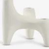 VIGNIRCandelabro VIGNIR A13xL16xA15cm blanco crudo