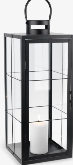 VILLADSFarol VILLADS A20xL20xA50cm negro