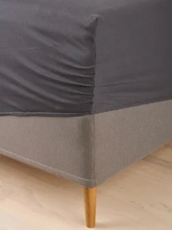 VILMAGOLDSábana bajera ajustable jersey VILMA 90x200x35 antracita