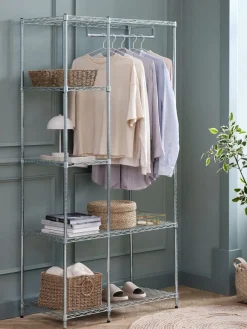 VINDINGEMueble recibidor VINDINGE 4 estantes cromo