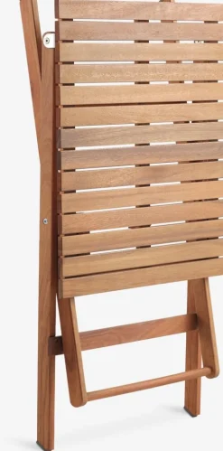VRAADAL + GUDHJEMMesa VRAADAL L62 madera dura + 2 sillas GUDHJEM natural