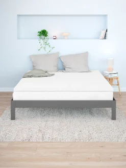 WELLPUR FRYAPLUSTopper 160x200cm WELLPUR FRYA gris