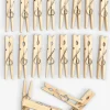 WILLHEMPinzas para ropa WILLHEM madera 20 unidades